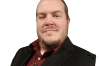 Headshot of New Blue candidate James Montgomery.