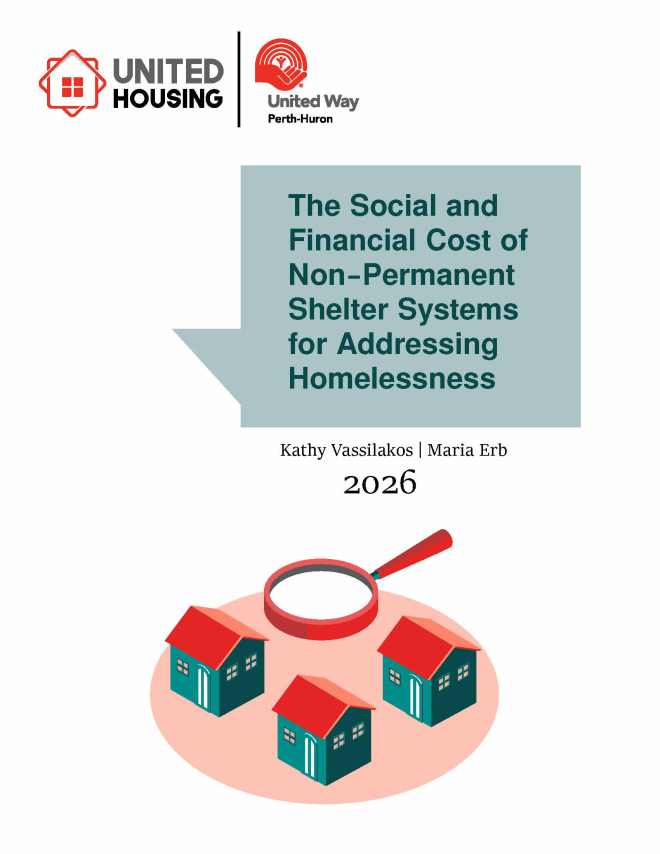 Cover of social-and-financial-cost-of-non-permanent-shelter-systems report.